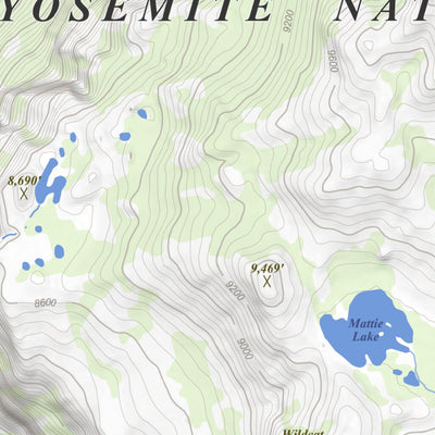 Falls Ridge, California 7.5 Minute Topographic Map Preview 2