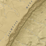 Apogee Mapping, Inc. Fishtail Mesa, Arizona 7.5 Minute Topographic Map - Color Hillshade digital map