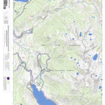 Apogee Mapping, Inc. Florence Lake, California 7.5 Minute Topographic Map digital map