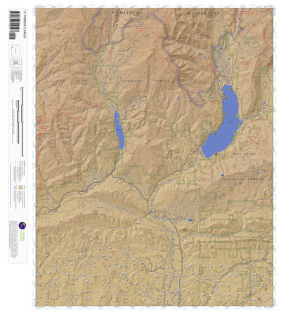 Apogee Mapping, Inc. Forest Lakes, Colorado 15 Minute Topographic Map - Color Hillshade digital map