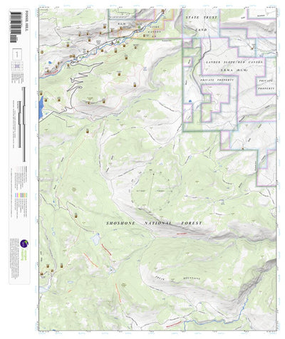 Apogee Mapping, Inc. Fossil Hill, Wyoming 7.5 Minute Topographic Map digital map