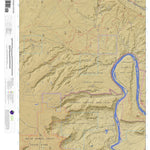 Apogee Mapping, Inc. Gold Bar Canyon, Utah 7.5 Minute Topographic Map - Color Hillshade digital map