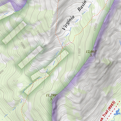 Apogee Mapping, Inc. Gothic, Colorado 7.5 Minute Topographic Map digital map