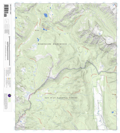 Apogee Mapping, Inc. Granite Lake, Colorado 7.5 Minute Topographic Map digital map