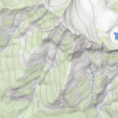 Apogee Mapping, Inc. Granite Lake, Colorado 7.5 Minute Topographic Map digital map