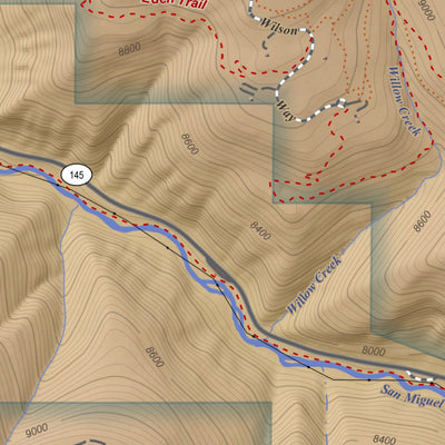Apogee Mapping, Inc. Gray Head, Colorado 7.5 Minute Topographic Map - Color Hillshade digital map