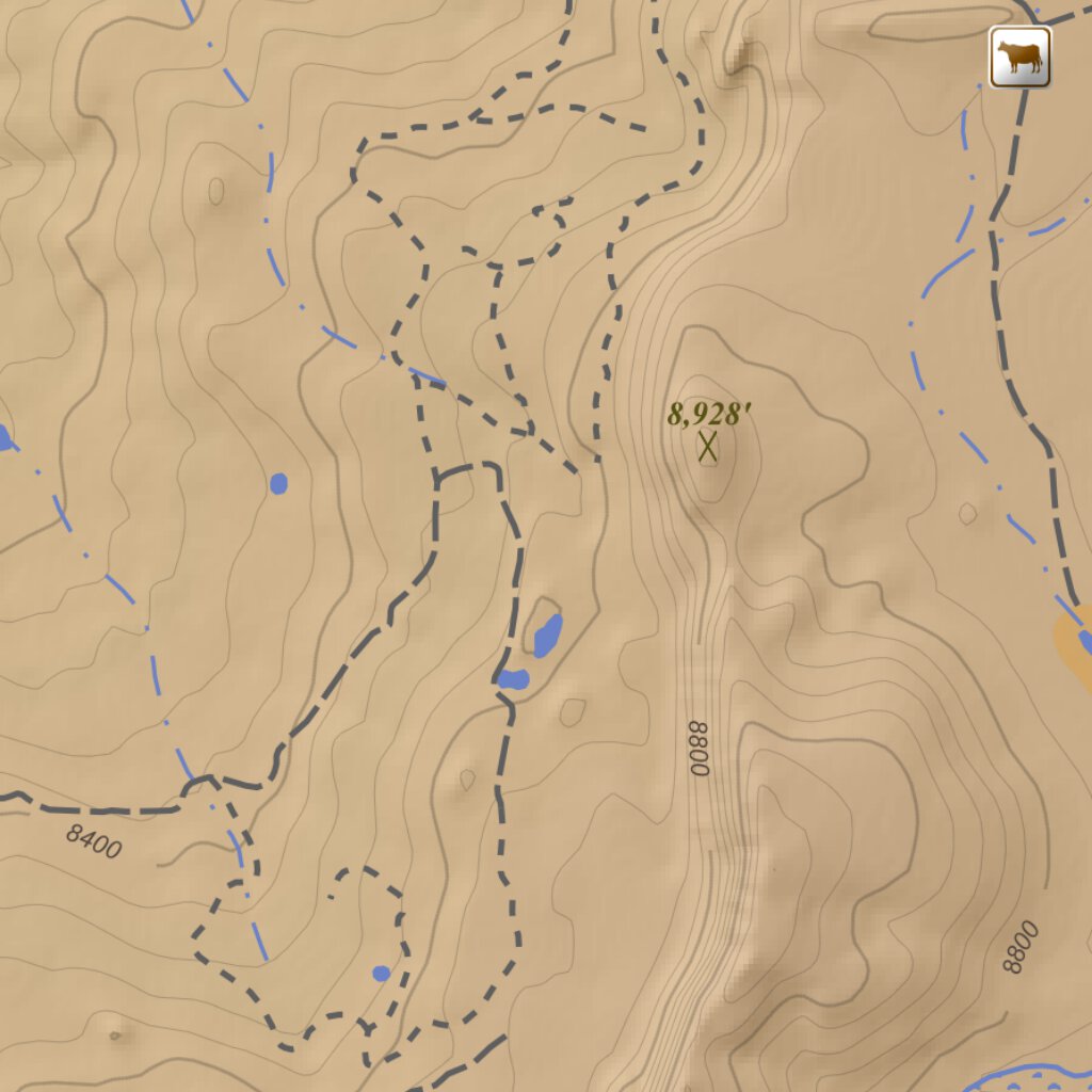 Groundhog Reservoir, Colorado 7.5 Minute Topographic Map - Color ...