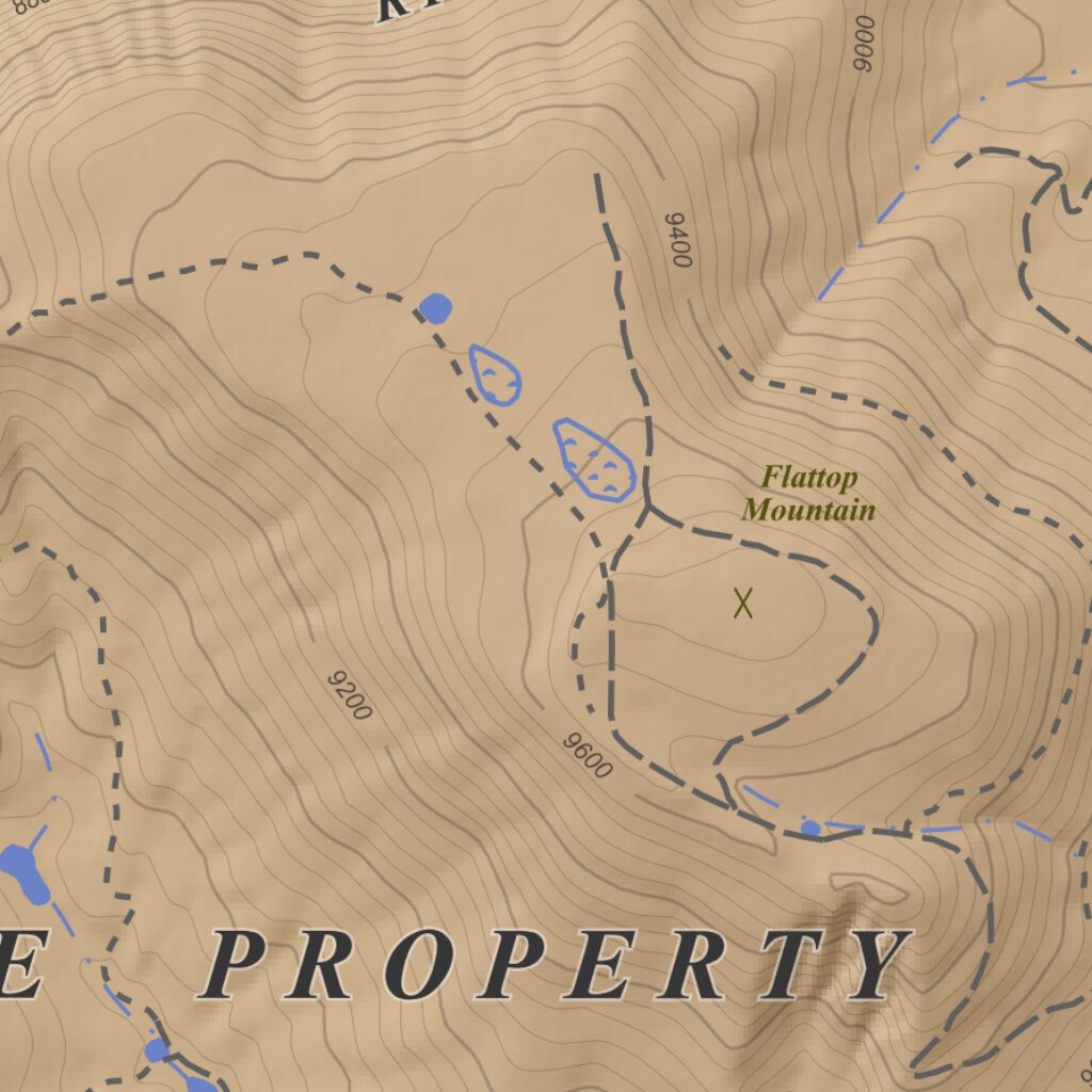 Groundhog Reservoir, Colorado 7.5 Minute Topographic Map - Color ...