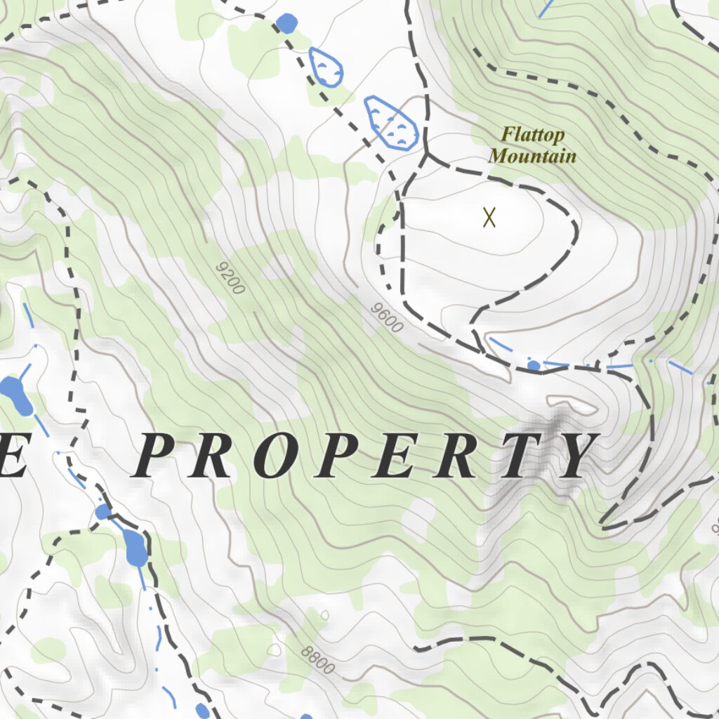 Groundhog Reservoir, Colorado 7.5 Minute Topographic Map by Apogee ...