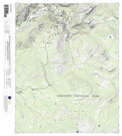 Apogee Mapping, Inc. Half Dome, California 7.5 Minute Topographic Map digital map