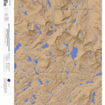 Apogee Mapping, Inc. Halls Mountain, Wyoming 7.5 Minute Topographic Map - Color Hillshade digital map