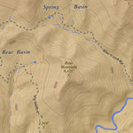 Harris Lake, Colorado 7.5 Minute Topographic Map - Color Hillshade Preview 3