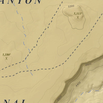 Apogee Mapping, Inc. Horsethief Canyon, Utah 7.5 Minute Topographic Map - Color Hillshade digital map