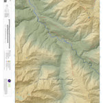 Apogee Mapping, Inc. Hurricane Hill, Washington 7.5 Minute Topographic Map - Color Hillshade digital map