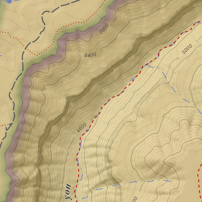 Apogee Mapping, Inc. Jumpup Point, Arizona 7.5 Minute Topographic Map - Color Hillshade digital map