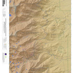 Apogee Mapping, Inc. Kearsarge Peak, California 7.5 Minute Topographic Map - Color Hillshade digital map