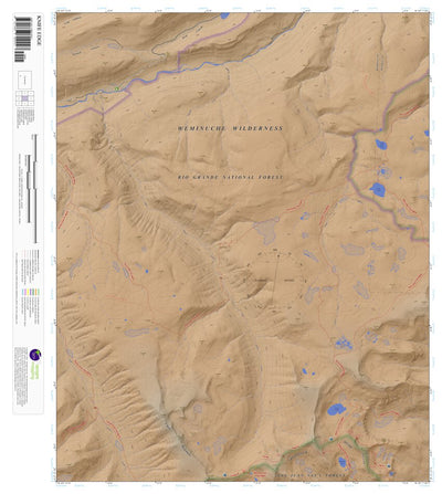 Knife Edge, Colorado 7.5 Minute Topographic Map - Color Hillshade Preview 1