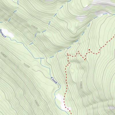 Knife Edge, Colorado 7.5 Minute Topographic Map Preview 2