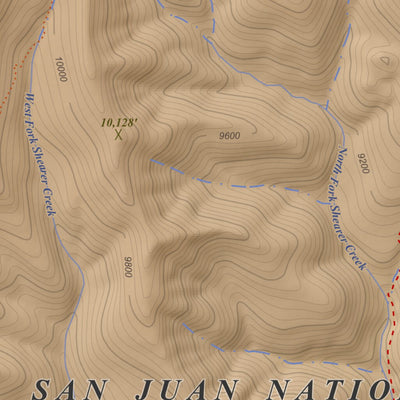 Apogee Mapping, Inc. Lemon Reservoir, Colorado 7.5 Minute Topographic Map - Color Hillshade digital map