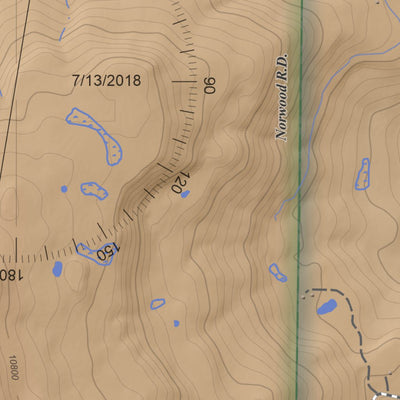 Apogee Mapping, Inc. Little Cone, Colorado 7.5 Minute Topographic Map - Color Hillshade digital map