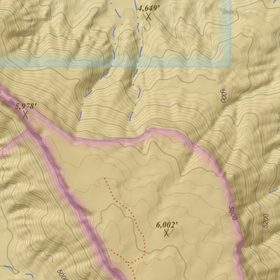 Apogee Mapping, Inc. Lockhart Basin, Utah 7.5 Minute Topographic Map - Color Hillshade digital map