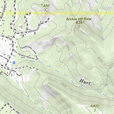 Apogee Mapping, Inc. Lonetree Canyon, Colorado 7.5 Minute Topographic Map digital map