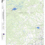 Apogee Mapping, Inc. Louis Lake, Wyoming 7.5 Minute Topographic Map digital map