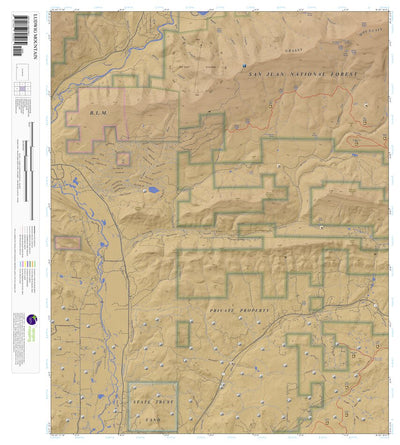 Ludwig Mountain, Colorado 7.5 Minute Topographic Map - Color Hillshade Preview 1