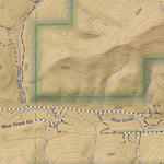 Ludwig Mountain, Colorado 7.5 Minute Topographic Map - Color Hillshade Preview 2