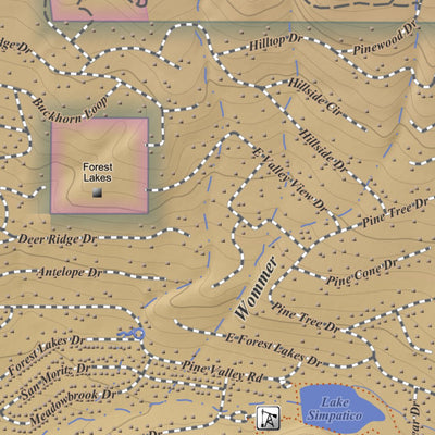 Ludwig Mountain, Colorado 7.5 Minute Topographic Map - Color Hillshade Preview 3