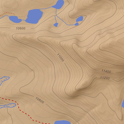 Apogee Mapping, Inc. Marion Peak, California 7.5 Minute Topographic Map - Color Hillshade digital map