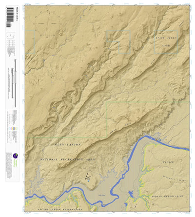 Apogee Mapping, Inc. Mikes Mesa, Utah 7.5 Minute Topographic Map - Color Hillshade digital map