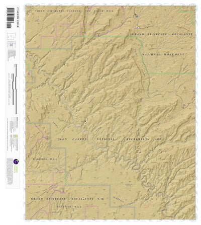 Apogee Mapping, Inc. Moody Creek, Utah 15 Minute Topographic Map - Color Hillshade digital map
