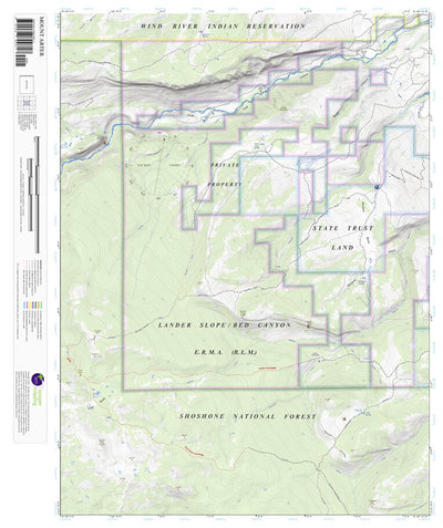 Apogee Mapping, Inc. Mount Arter, Wyoming 7.5 Minute Topographic Map digital map