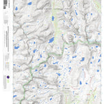 Apogee Mapping, Inc. Mount Brewer, California 7.5 Minute Topographic Map digital map