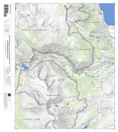 Apogee Mapping, Inc. Mount Dana, California 7.5 Minute Topographic Map digital map