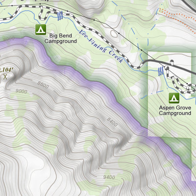 Apogee Mapping, Inc. Mount Dana, California 7.5 Minute Topographic Map digital map