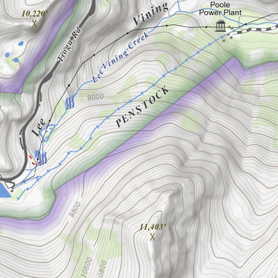 Apogee Mapping, Inc. Mount Dana, California 7.5 Minute Topographic Map digital map