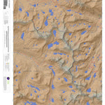 Apogee Mapping, Inc. Mount Darwin, California 7.5 Minute Topographic Map - Color Hillshade digital map