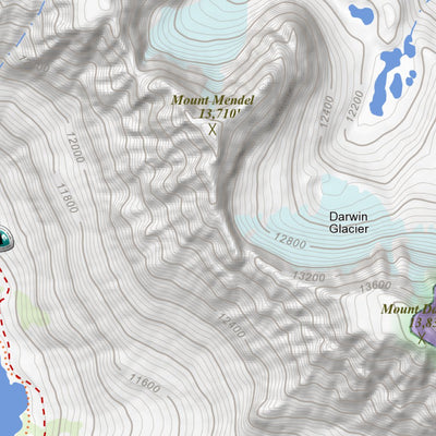 Apogee Mapping, Inc. Mount Darwin, California 7.5 Minute Topographic Map digital map