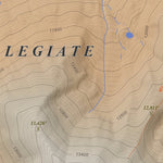 Apogee Mapping, Inc. Mount Harvard, Colorado 7.5 Minute Topographic Map - Color Hillshade digital map