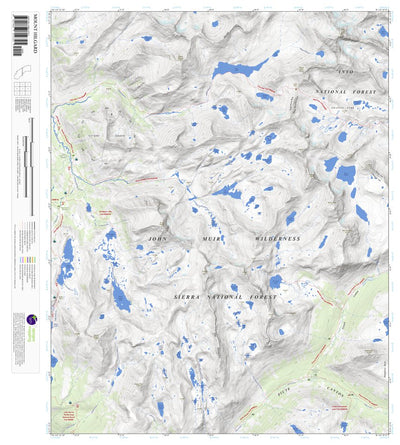 Apogee Mapping, Inc. Mount Hilgard, California 7.5 Minute Topographic Map digital map