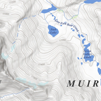 Apogee Mapping, Inc. Mount Hilgard, California 7.5 Minute Topographic Map digital map