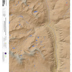Apogee Mapping, Inc. Mount Kaweah, California 7.5 Minute Topographic Map - Color Hillshade digital map