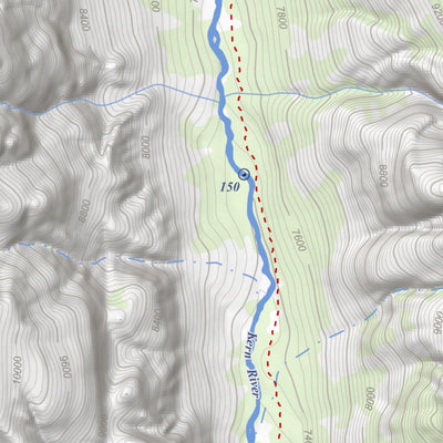 Apogee Mapping, Inc. Mount Kaweah, California 7.5 Minute Topographic Map digital map