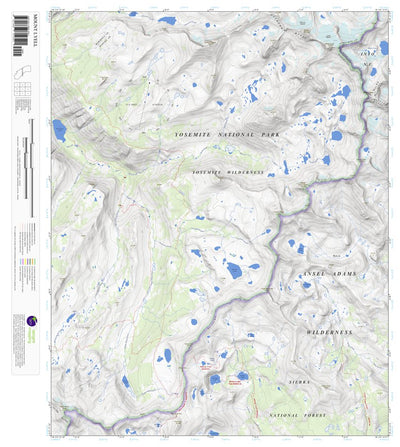 Apogee Mapping, Inc. Mount Lyell, California 7.5 Minute Topographic Map digital map