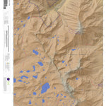 Apogee Mapping, Inc. Mount Tom, California 7.5 Minute Topographic Map - Color Hillshade digital map