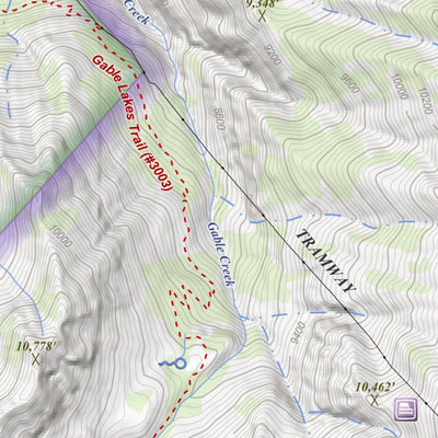 Mount Tom Map Mount Tom, California 7.5 Minute Topographic Map by Apogee Mapping, Inc ...