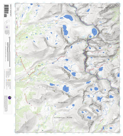 Mount Whitney, California 7.5 Minute Topographic Map Preview 1