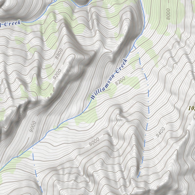 Apogee Mapping, Inc. Mount Williamson, California 7.5 Minute Topographic Map digital map